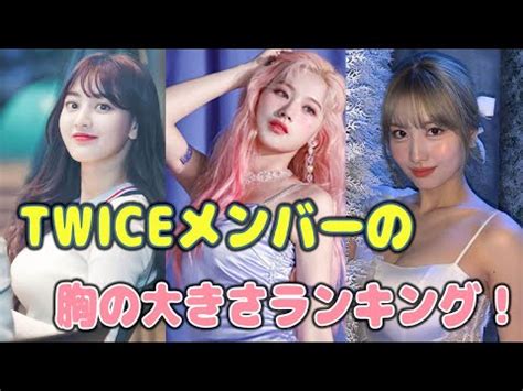 トゥワイス 巨乳|TWICEの胸の大きさランキング！カップ数を画像や動画で検。